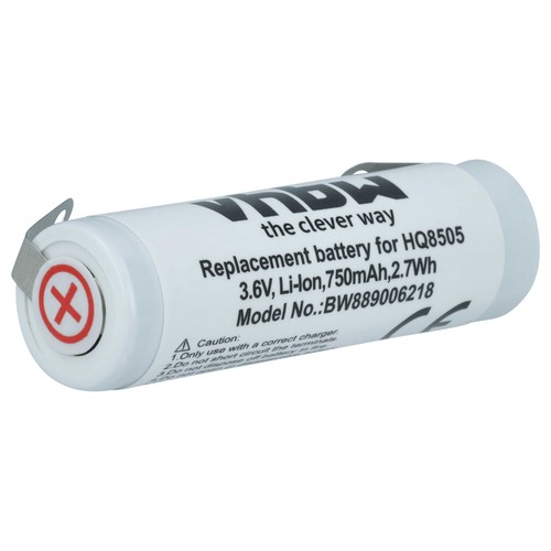 Batteria per philips - per, norelco